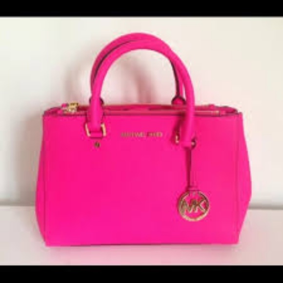 Michael Kors, Bags, Michael Kors Sutton Pink Fuschia